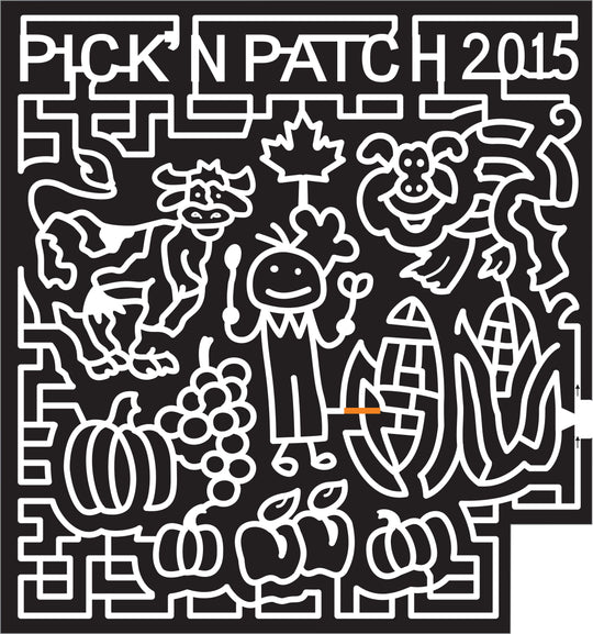 15_NY_Stanley, 2015, New York, Stanely, cow, pumpkin, grapes, peachs, apples, corn, pig, maple leaf, chef, spoon, hat, pick n patch