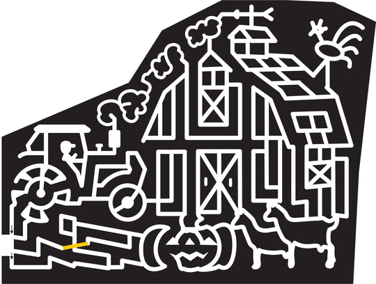 15_NY_Warwick, 2015, New York, Warwick, Tractor, fence, pumpkins, goat, cloud, barn, rooster