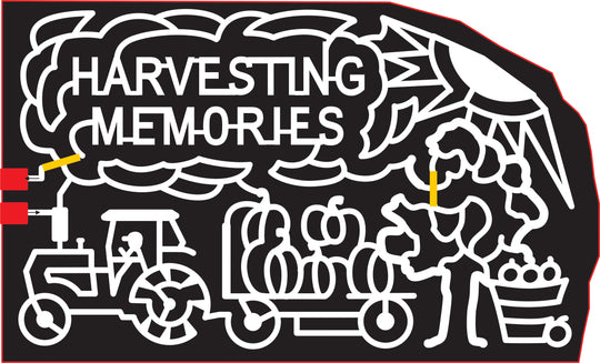 15_PA_Dalton, 2015, Pennsylvania, Dalton, Tractor, pumpkins, tree, sun, clouds, barn, trailer, basket, apple, harvesting, memories