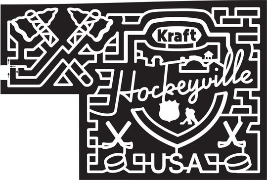 15_PA_Hollsopple, 2015, Pennsylvania, Hollsopple, Hockey, Hockey sticks, Kraft, Badge, Hockey puck, Sport, Sports