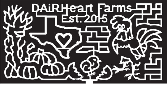 15_TX_Stockdale 2015, Texas, Stockdale, Texas state outline, Texas state, heart, chicken, bird, rooster, egg, chick, pumpkin, pumpkins, straw, corn, plant, DairHeart Farms, Est, grass