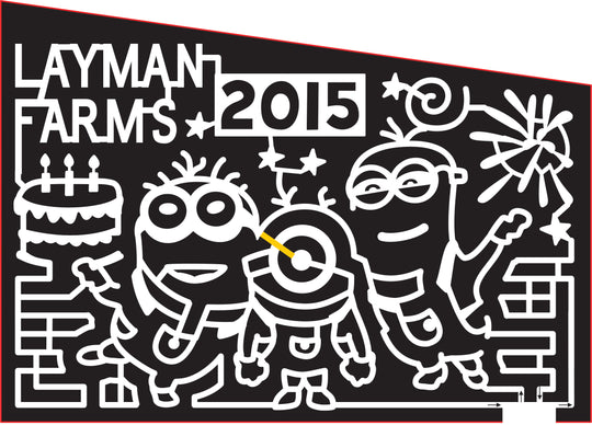 15_VA_Roanoke 2015, Virginia, Roanoke, Layman Farms, Minion, Minions, Birthday Cake, star, stars, fireworks, despicable me, movie