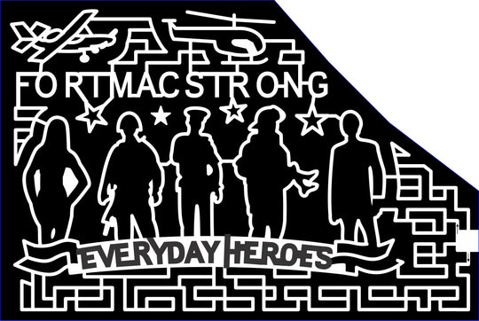 16_AB_McMurray, 2016, Alberta, Ft. McMurray, Heroes, plane, helicopter, strong, police, firefighter, star, stars, first responsers, patriotic