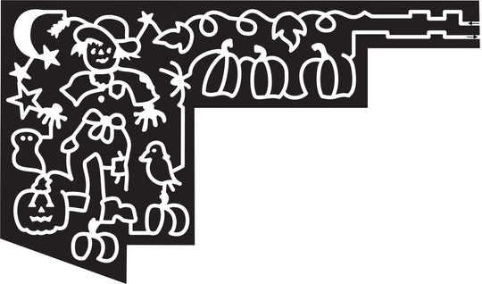 16_CA_Gilroy, 2016, California, halloween,scarecrow, pumpkin, pumpkins, jackolaters, star, stars, moon, spider, vine, vines crow, bird, ghost