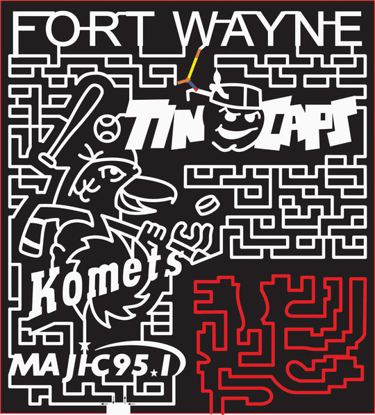 16_IN_Waterloo, 2016, Indiana, baseball, Komets, Tin caps, bat, ball, logo, hockey, bird