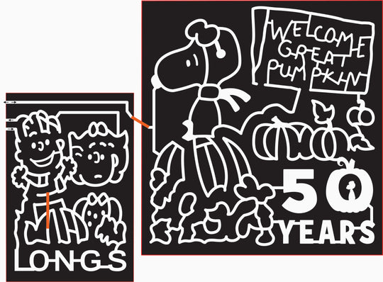 16_MI_Commerce, 2016, Michigan, great pumpkin, peanuts, linus, sally, snoopy, pumpkin pathc, pumpkin, 50 years