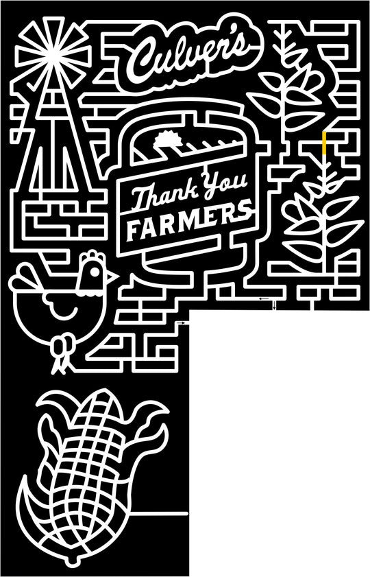 16_NE_Nickerson, 2016, Nebraska, culvers, thank you farmers, chicken, corn, windmill, corn, logo