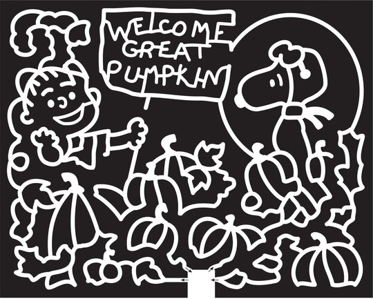 16_NE_Roca, 2016, Nebraska, peanuts, great pumpkin, linus, snoopy, pumpkin, leaves, clouds