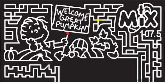 16_NM_Clovis, 2016, New Mexico, peanuts, peanut, linus, charlie brown, sign, pumpkin, leaves, logo, fence