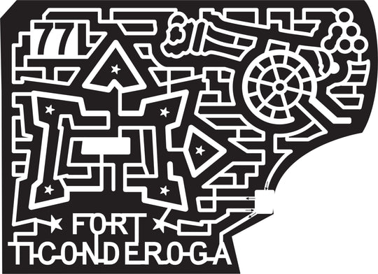 16_NY_Fort Ticonderoga, 2016, New York, cannon, fort, balls, wheel