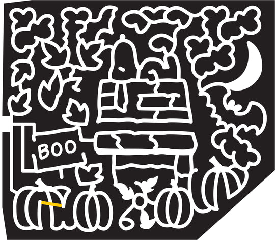 16_NY_Warwick, 2016, New York, great pumpkin, snoopy, moon, leaves, leaf, pumpkins, pumpkin, dog house, peanuts, halloween, bat, boo