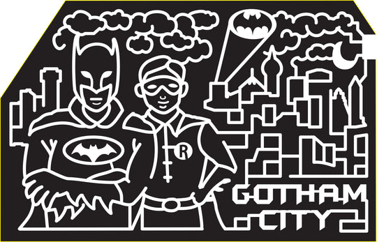 16_OR_Terrebonne, 2016, Oregon,batman, robin, clouds, bat, buildings, gotham city, moon