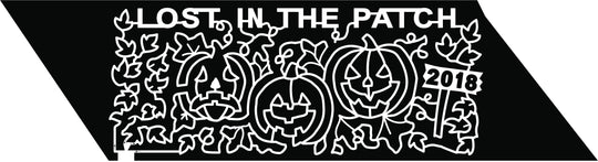 18-WY-Lingle lost in the patch 2018 pumpkins pumpkin leaf leaves sign vines