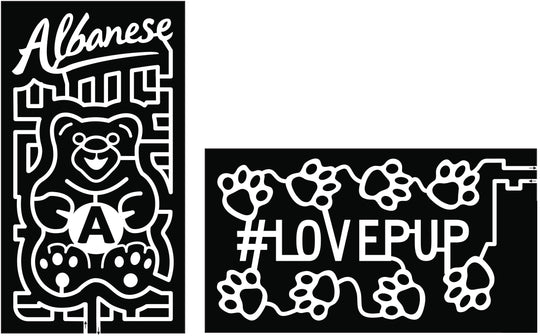 18_AZ_MaranaAlbanese paw print dog  bear #lovepup