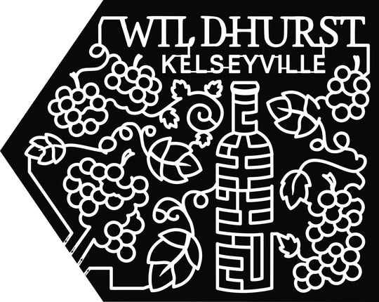 18_CA_Lakeport Wildhurst Kelseyville grape grapes vine wine bottle leaf leaves