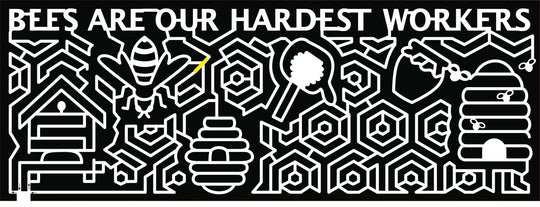 18_MI_Goodrich bees are our hardest workers bee honeycomb bee hive honey honey pot