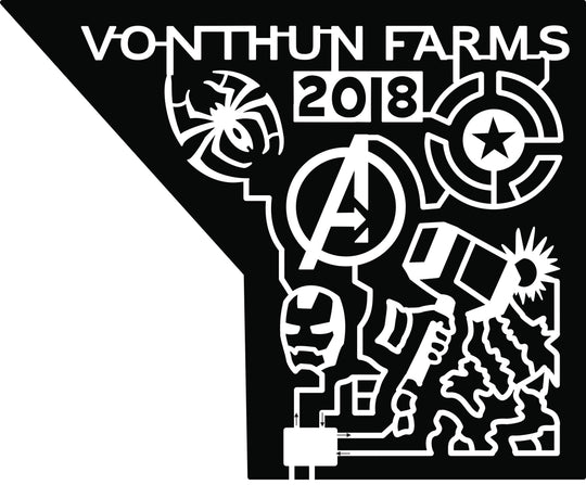 18_NJ_Washington VonThun 2nd Maze avengers captain america iron man batman spiderman vonthun farms hammer