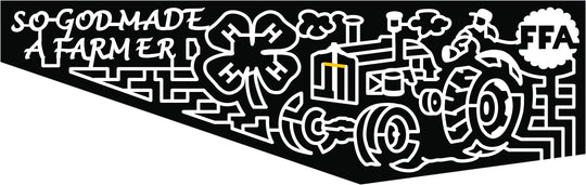 18_NY_Bainbridge so god made a farmer FFA 4-H clover tractor