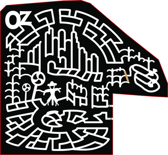 18_VA_Harrisonburgh wizard of oz emerald city corn stalk scarecrow red ruby slippers yellow brick road