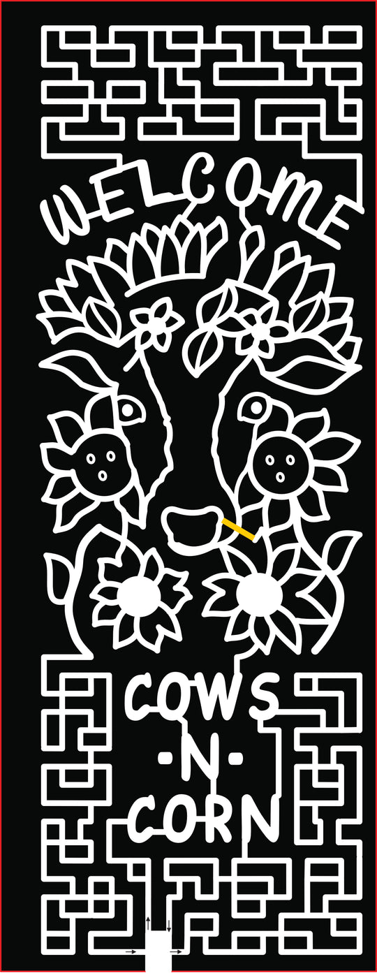 18_VA_Midland welcome cows - n - corn cow flowers sunflower