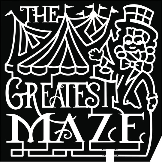 19_NC_Shelby corn man ring leader party tents greatest maze the greatest showman bowtie hat flag circus tent flag.jpg