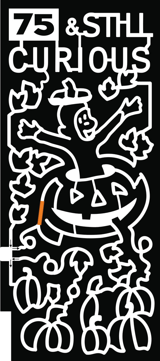 2017 17_IN_Lowell, curious george, pumpkin, pumpkins, leaves, leaf, vines, monkey, animal.jpg