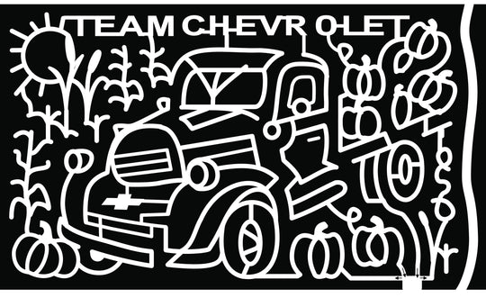 2017 17_IN_Wanatah, farm truck, old truck, truck, corn, cat tails, plants, weeds, pumpkins, pumpkin, sun, chevy, chevrolet.jpg