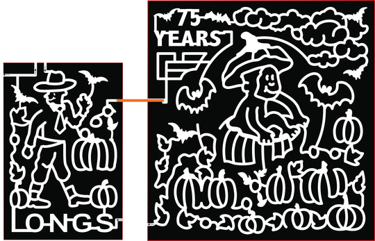 2017 17_MI_Commerce, curious george, monkey, guy, hat, bats, bat, pumpkins, vines, leaves, clouds, moon, halloween.jpg