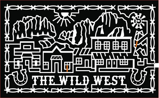 20_OR_Terrebonne, wild west, west, mountains, tree, sun, rocks, town, buildings, windmil, horse shoe, fence, barbed wire.jpg