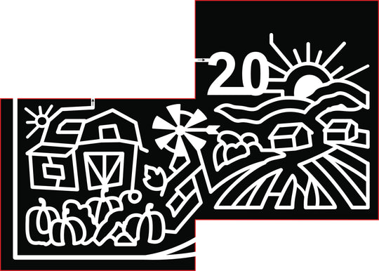 21_CO_CanonCity farm barn pumpkin windmill hill sun