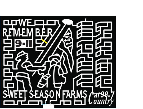 21_FL_Milton firefighter twin tower 9-11 flag patriotic