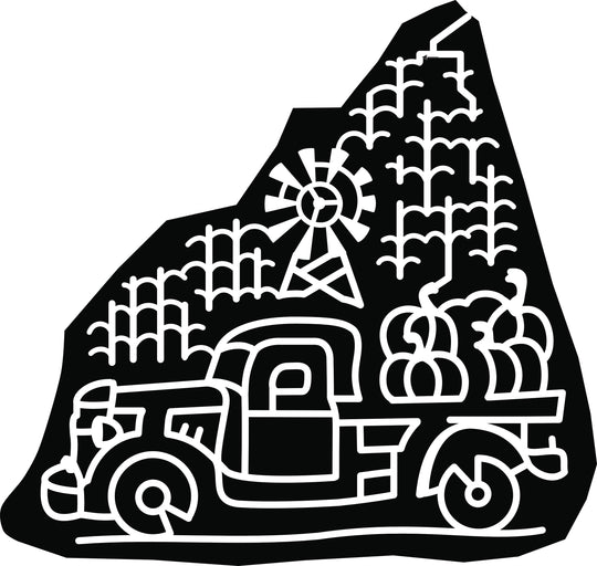 21_NC_Ruffin truck pumpkin windmill corn