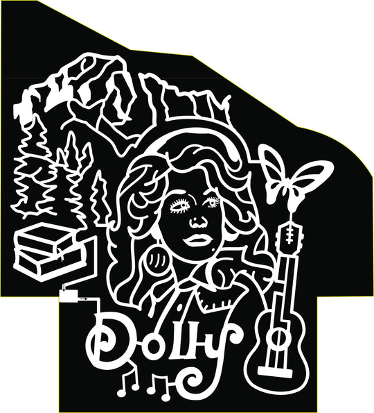 21_OH_Hebron dolly parton celebrity person face butterfly guitar mountain tree books