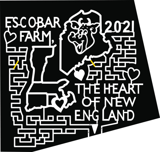 21_RI_Portsmouth new england state shape heart cow