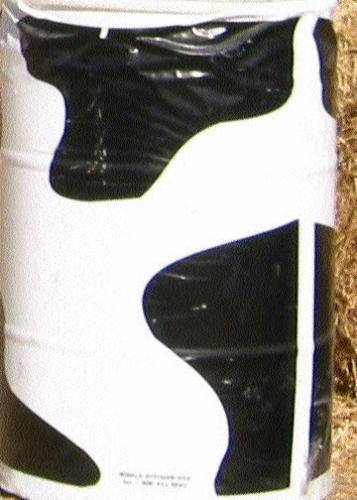 Cow Pattern Trash Can Wraps