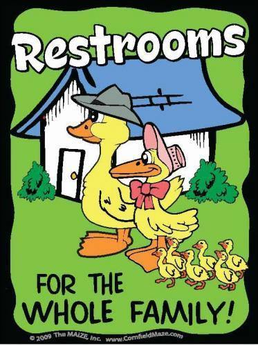 Family Restroom Sign