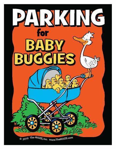 Baby Buggy Parking Sign