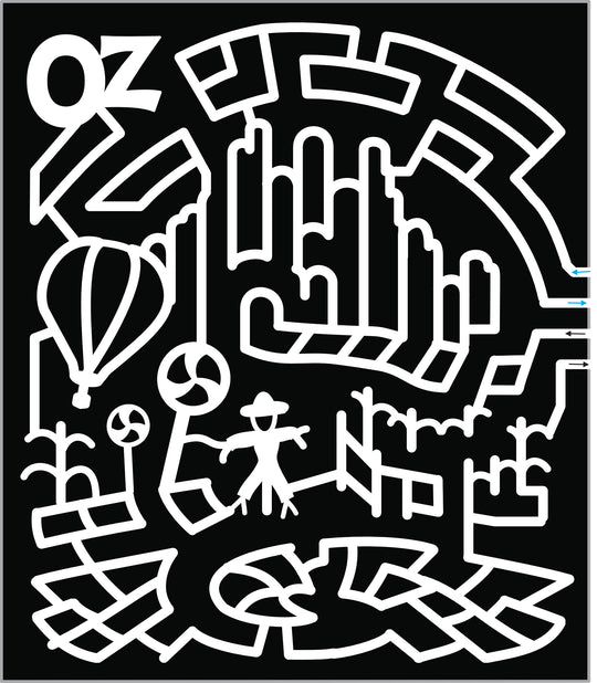 22_FL_Masaryktown OZ Hot Air Balloon Emerald City Scare Crow Corn Candy