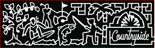 22_FL_Vero Beach Apple Tree Surf Fish Golf Palm Tree Countryside Logo