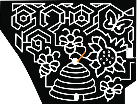 22_MA_Whitinsville Bee Butterfly Flower Beehive Honeycomb