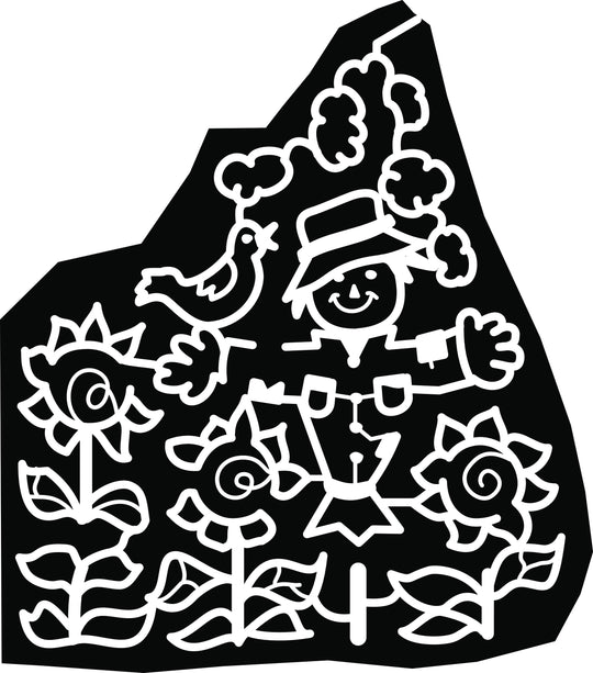 22_NC_Ruffin2 Sunflower Bird Scarecrow Cloud