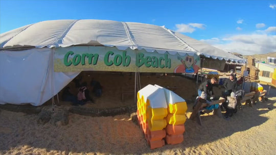 Corn Box Pit Crib Beach