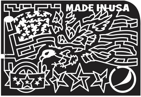 Casper Wyoming WY 2013 Eagle, star, Flag, pole, United States, USA, Wings, Bird, Patriotic, ribbon, banner, .jpg