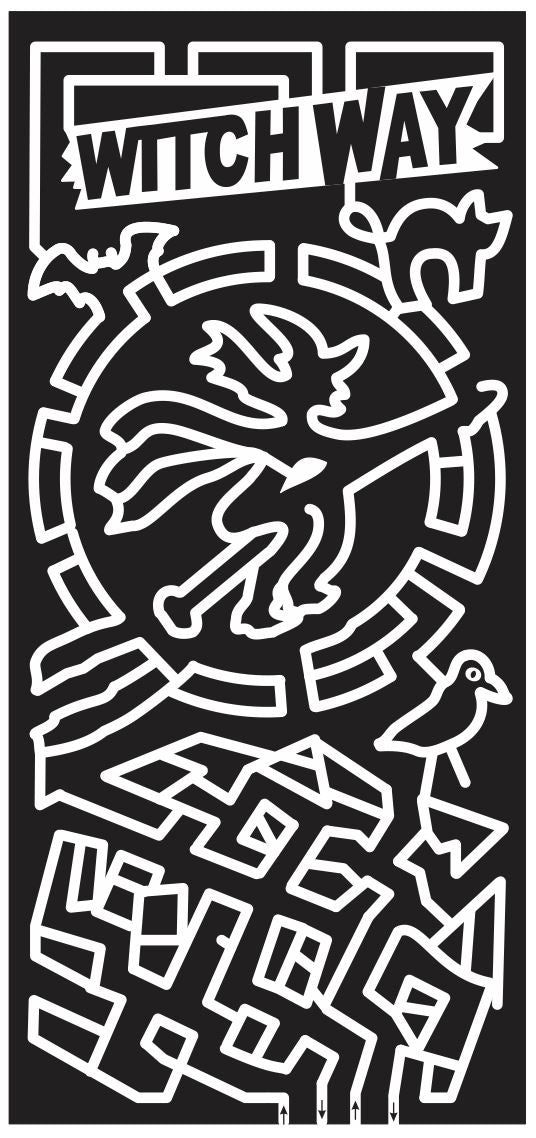 Colbert Washington WA 2013 bat, Cat, Witch, Broom, crow, House, haunted, Halloween, Sign.jpg