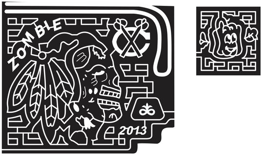 Crest Hill Illinois IL 2013 Skull, zombie, feather, spookley, Pumpkin, tomahawk, paint.jpg