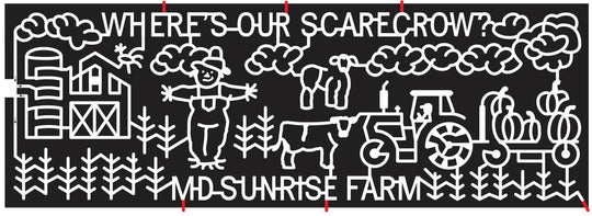 Gambrills Maryland MD 2013 Cow, Sheep, Scarecrow, Corn, Barn, farm, Rooster, Tractor, Wagon, Sunrise, Stalks, silo.jpg