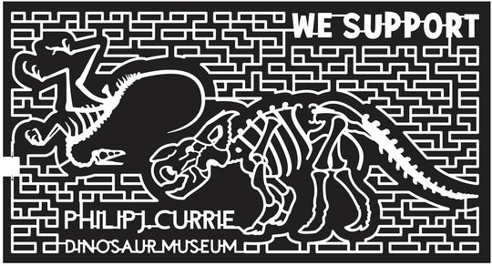 Grand Prairie Alberta AB 2013 Skeleton, Dinosaur, Bones, fossil, Museum, T-Rex, charity, support, paths, currie.jpg