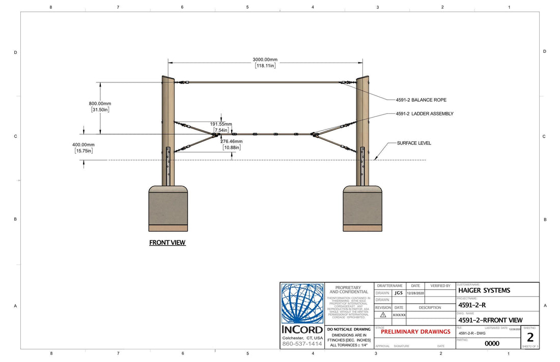 Ladder Assembly/Balance Rope (4591-2) - The MAiZE