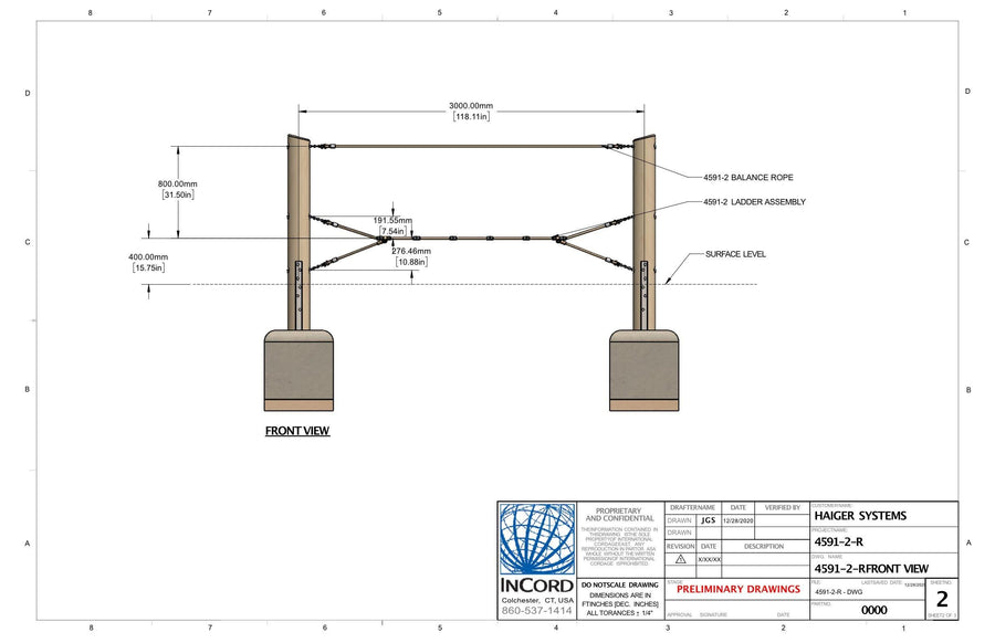 Ladder Assembly/Balance Rope (4591-2) - The MAiZE