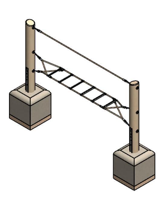 Ladder Assembly/Balance Rope (4591-2) - The MAiZE